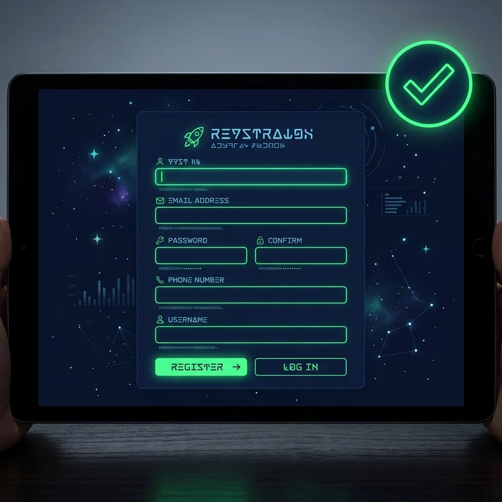 UFO9 registration form